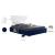 Ghost Velvet Queen Size Bed