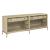 Lenox Corsica Wood/Metal Entertainment Console w/4 Glass Doors & 2 Drawers