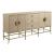 Lenox Carrera Wood/Metal Sideboard w/4 Doors & 3 Drawers