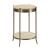 Lenox Monaco Glass/Wood/Metal Coffee Table Set