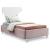 Ghost Velvet Twin Size Bed