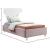 Ghost Velvet Twin Size Bed