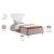 Ghost Velvet Twin Size Bed