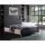 Ghost Velvet King Size Bed