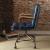 Harith Top Grain Leather Executive Office Chair w/Footring