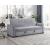 Grady Velvet Convertible Sofa Bed with Hidden Storage, Cup Holders & Charging Ports