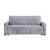 Grady Velvet Convertible Sofa Bed with Hidden Storage, Cup Holders & Charging Ports