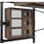 Endang Wood/Metal Writing Desk