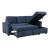 Barbara Polyester Reversible Sectional Sofa Chaise with Hidden Storage & Pull‑out Bed