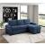 Barbara Polyester Reversible Sectional Sofa Chaise with Hidden Storage & Pull‑out Bed