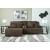 Top Tier Polyester 3-Piece Reclining Sectional Sofa w/Chaise