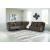 Top Tier Polyester 5-Piece L-Shaped Reclining Sectional Sofa