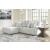 Top Tier Polyester 3-Piece Reclining Sectional Sofa w/Chaise