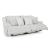 Top Tier Polyester 2-Piece Reclining Modular Loveseat
