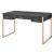 Perle Wood Veneer/Metal Writing Desk