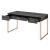 Perle Wood Veneer/Metal Writing Desk