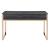 Perle Wood Veneer/Metal Writing Desk