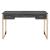 Perle Wood Veneer/Metal Writing Desk