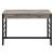 Disho Wood Veneer/Metal Writing Desk