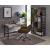 Disho Wood Veneer/Metal Writing Desk