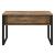 Aflo Wood Veneer/Metal Writing Desk