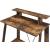 Nypho Wood Veneer/Metal Writing Desk