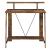 Nypho Wood Veneer/Metal Writing Desk