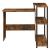 Ievi Wood Veneer/Metal Writing Desk
