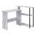 Ievi Wood Veneer/Metal Writing Desk