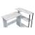 Ievi Wood Veneer/Metal Writing Desk