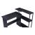 Ievi Wood Veneer/Metal Writing Desk