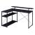 Drebo Wood Veneer/Metal L-Shaped Writing Desk