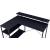 Drebo Wood Veneer/Metal L-Shaped Writing Desk