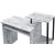 Lyphre Wood Veneer/Metal Desk