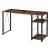 Vadna Wood Veneer/Metal Desk