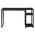 Vadna Wood Veneer/Metal Desk