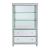 Persis 92850 Mirrored/Faux Diamonds Bookcase w/ LED Lights