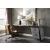 Brancaster 92855 Top Grain Leather/Aluminum Desk
