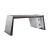 Brancaster 92855 Top Grain Leather/Aluminum Desk