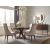 Vantage Warner Round Wood Extendable Dining Table