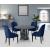 Omni Velvet Dining Chair with Wooden Legs