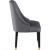 Omni Velvet Dining Chair with Wooden Legs