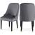Omni Velvet Dining Chair with Wooden Legs