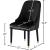 Omni Velvet Dining Chair with Wooden Legs