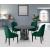 Omni Velvet Dining Chair with Wooden Legs