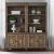 Carolina Park Wood 2-Piece Bunching Bookcase w/4 Doors