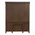 Carolina Park Wood 7-Drawer Credenza & 2-Door Hutch