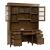 Carolina Park Wood 7-Drawer Credenza & 2-Door Hutch