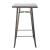 Metropolis KD Metal Bar Table