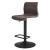 Jayden KD PU Low Back Gaslift Bar Stool